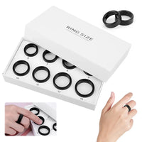 Smart Ring Sizing Kit Ring Measurement Tool 8 Sample Ring Used to Measure the Size 6-13 Smart Ring Ring Sizing Kit Sizes 6 to 13
